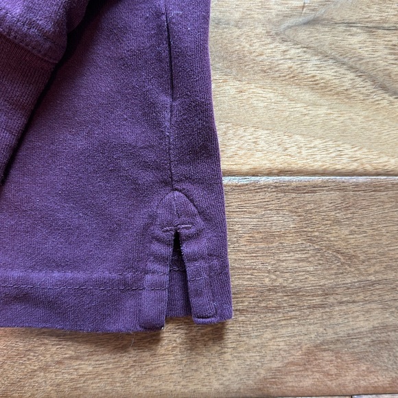 Vtg Puritan jewel toned wine rugby with corduroy collar - Picture 4 of 4